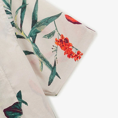 Hibiscus Print Short Sleeve -
