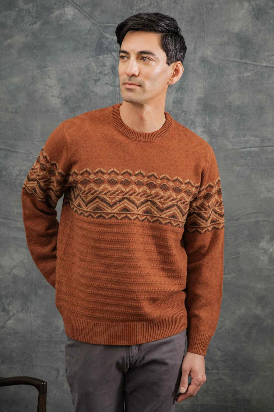 Rockwood Fairisle Sweater - Walnut Grove