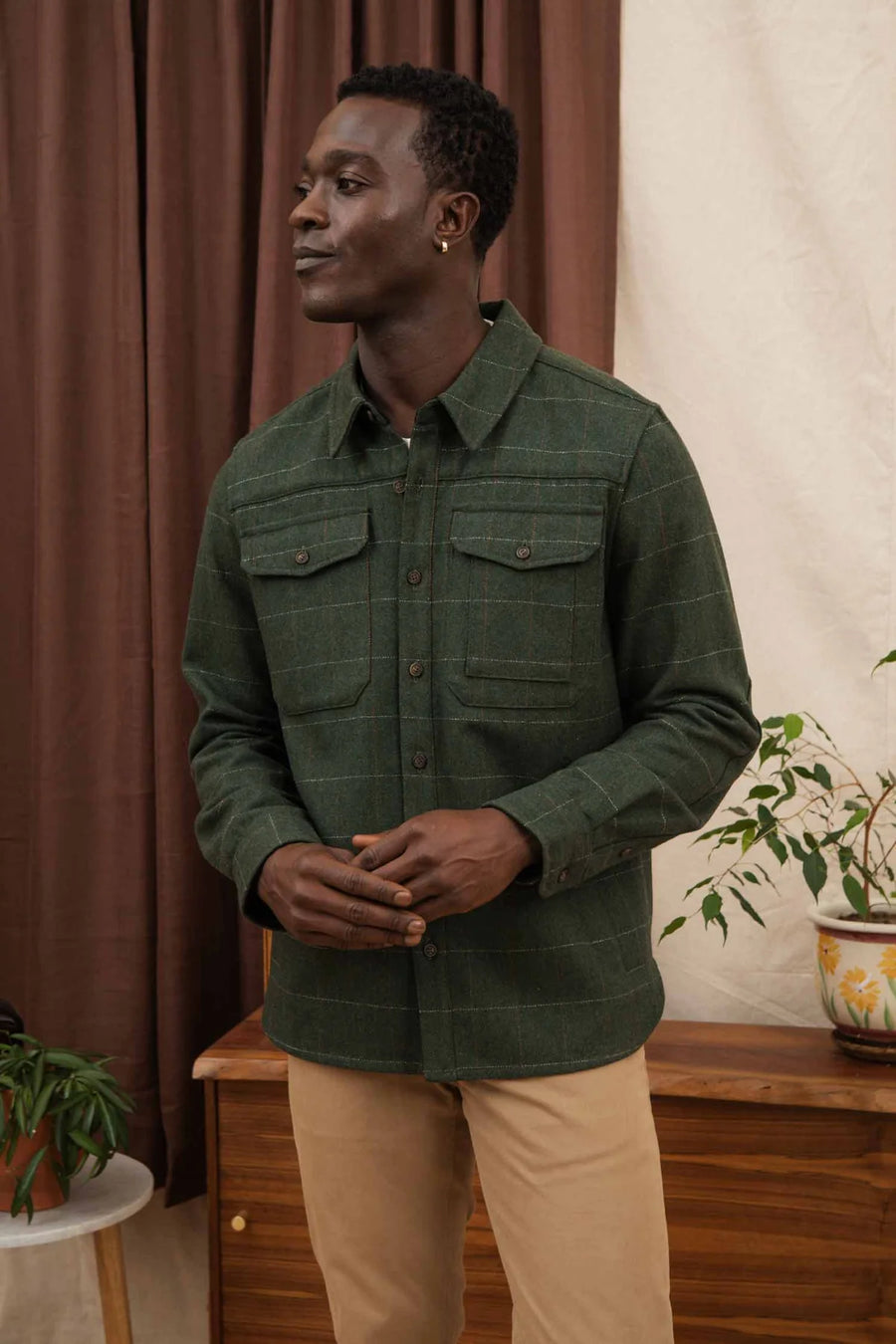Fielding Shirt Jacket - Cypress Windowpane