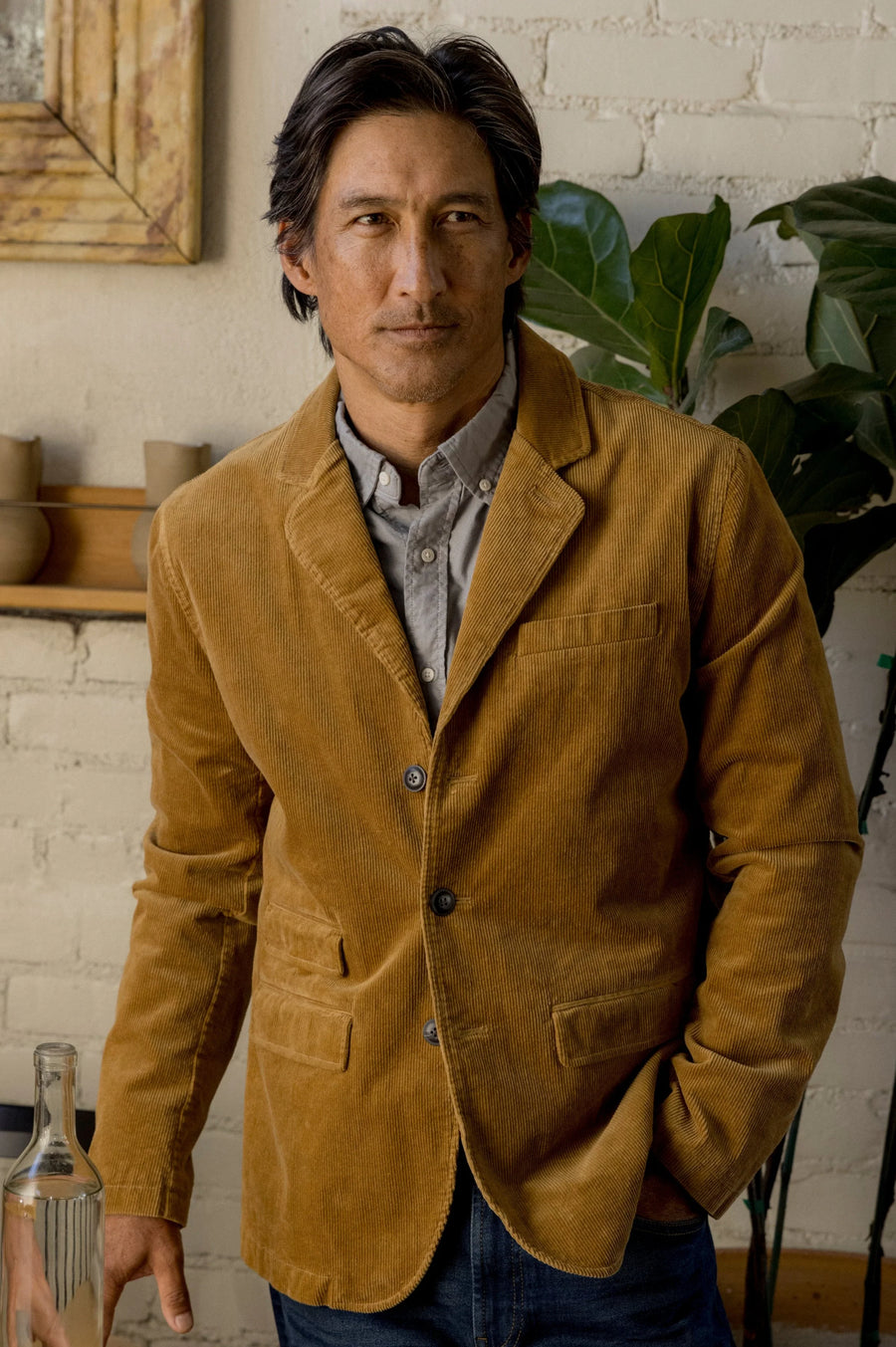 Flemings English Corduroy Blazer - Saddle