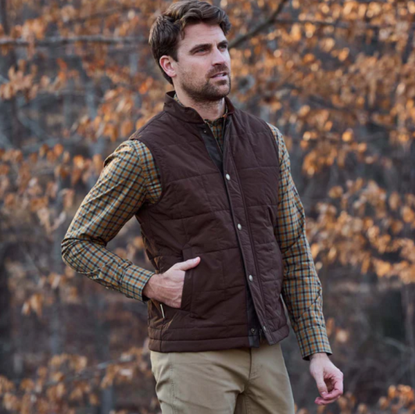 Burgess Quilted Vest - Rye Brown - SAMSON A Men's Emporium