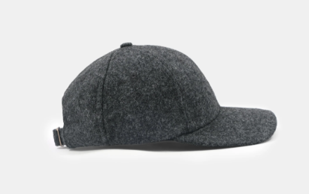 Wool Baseball Hat - Granite