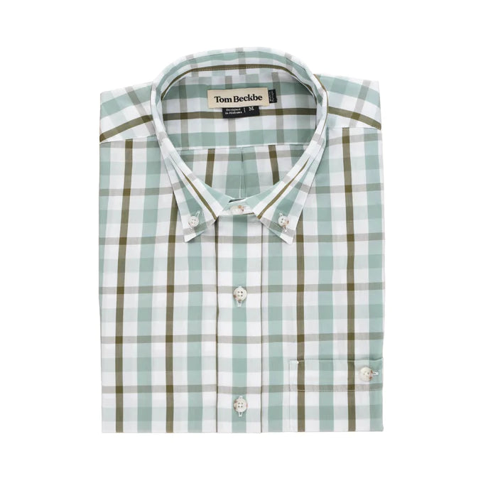 Monroe Poplin Shirt - Verde