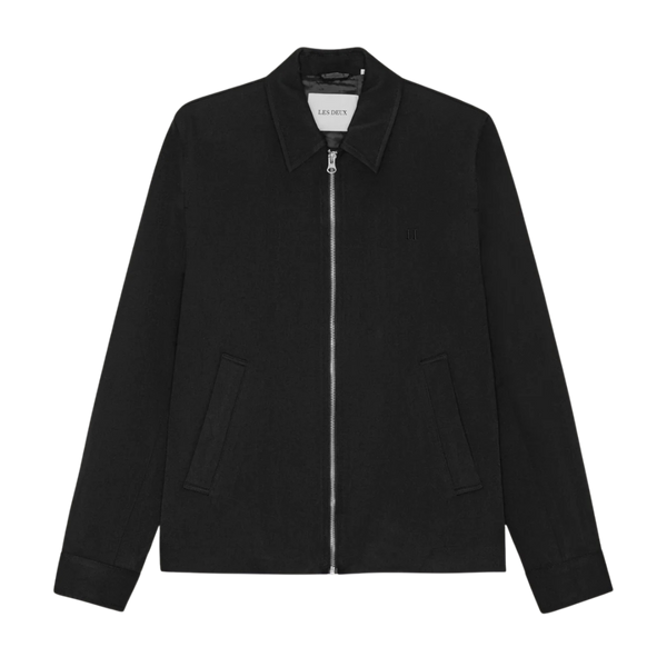 Como Coach Jacket - Black - SAMSON A Men's Emporium Como Coach Jacket - Black - SAMSON A Men's Emporium