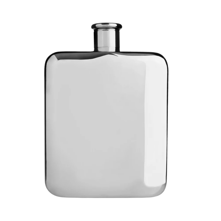Flask - Polished Silver