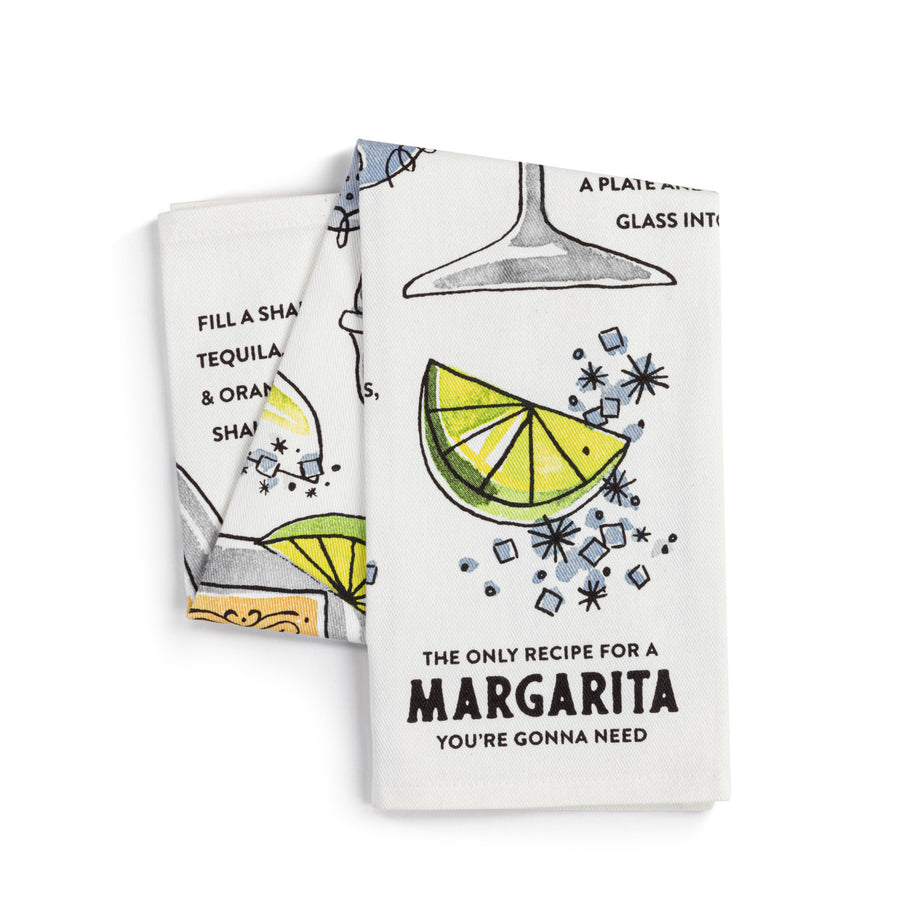 Bar Towel & Swizzel Stick - Margarita