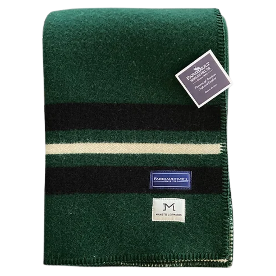 Stags Head Wool Blanket