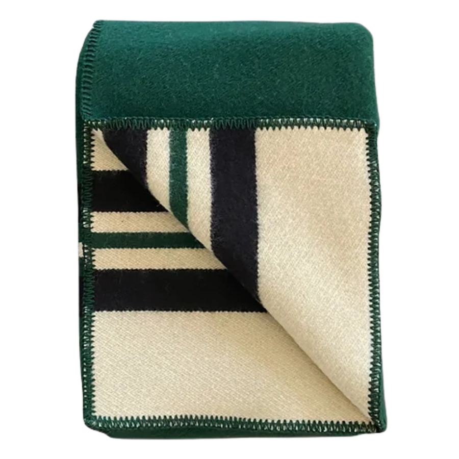 Stags Head Wool Blanket