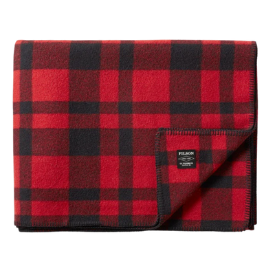 Filson Mackinaw Blanket - Red & Black