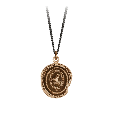 Bronze Talisman Necklace - Devoted Father