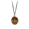 Bronze Talisman Necklace - St. Christopher