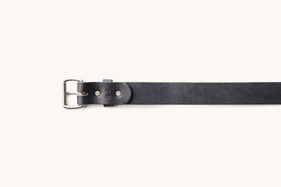 Black Standard Belt w/ Stainless Steel