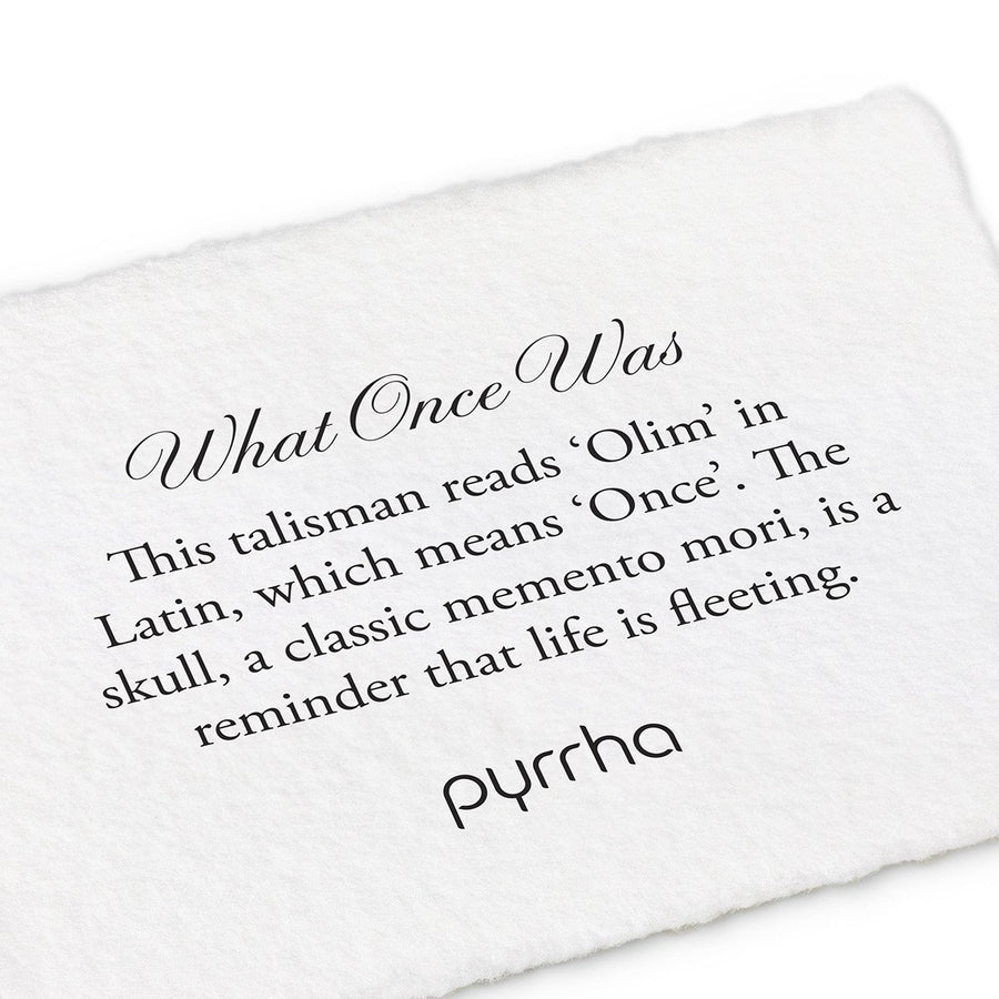 Sterling Silver Talisman Necklace - What Once Was