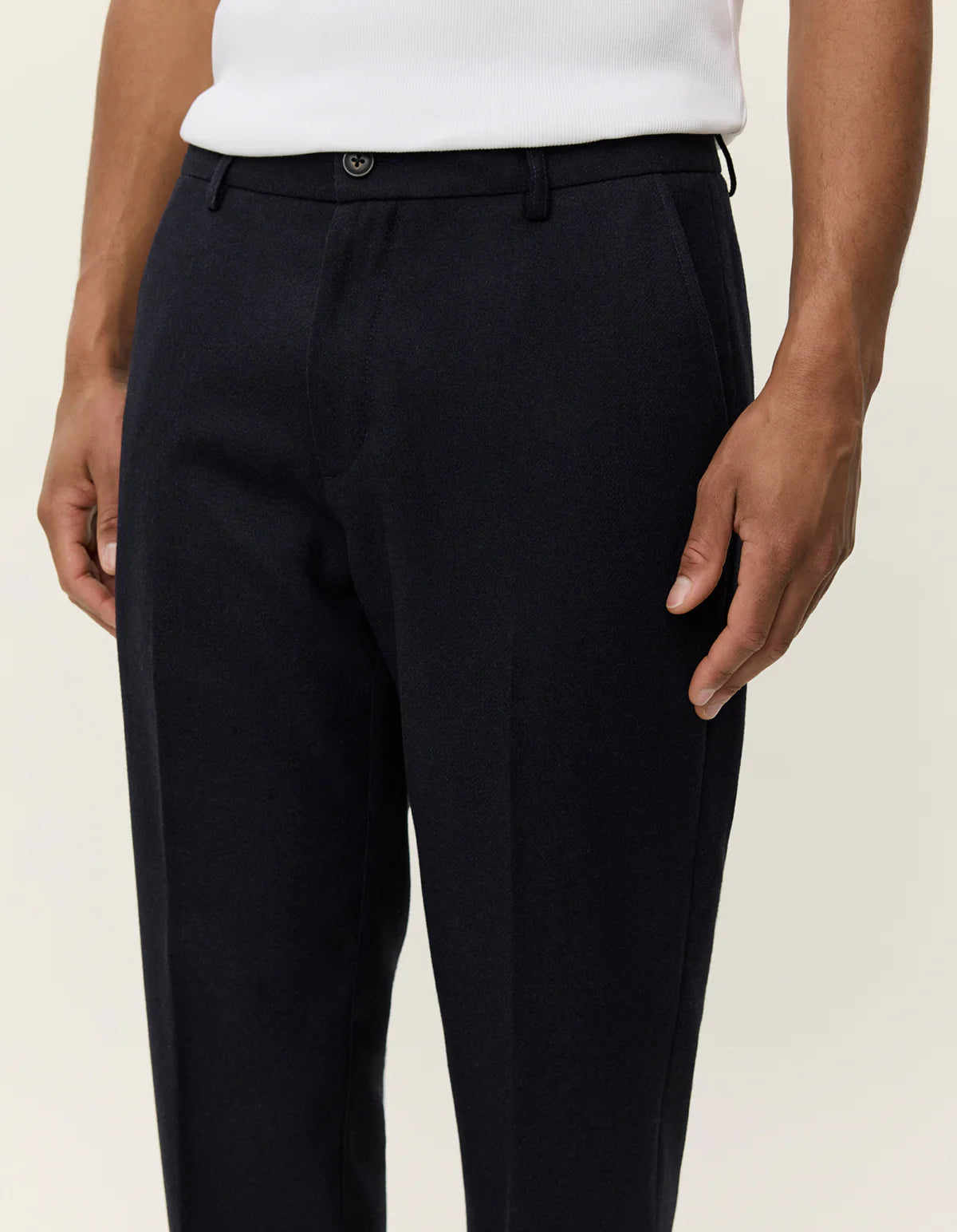 Como Regular Wool Suit Pant - Dark Navy