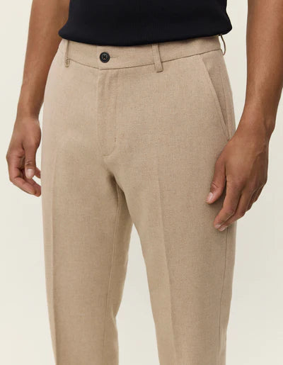 Como Regular Wool Suit Pant - Irish Cream
