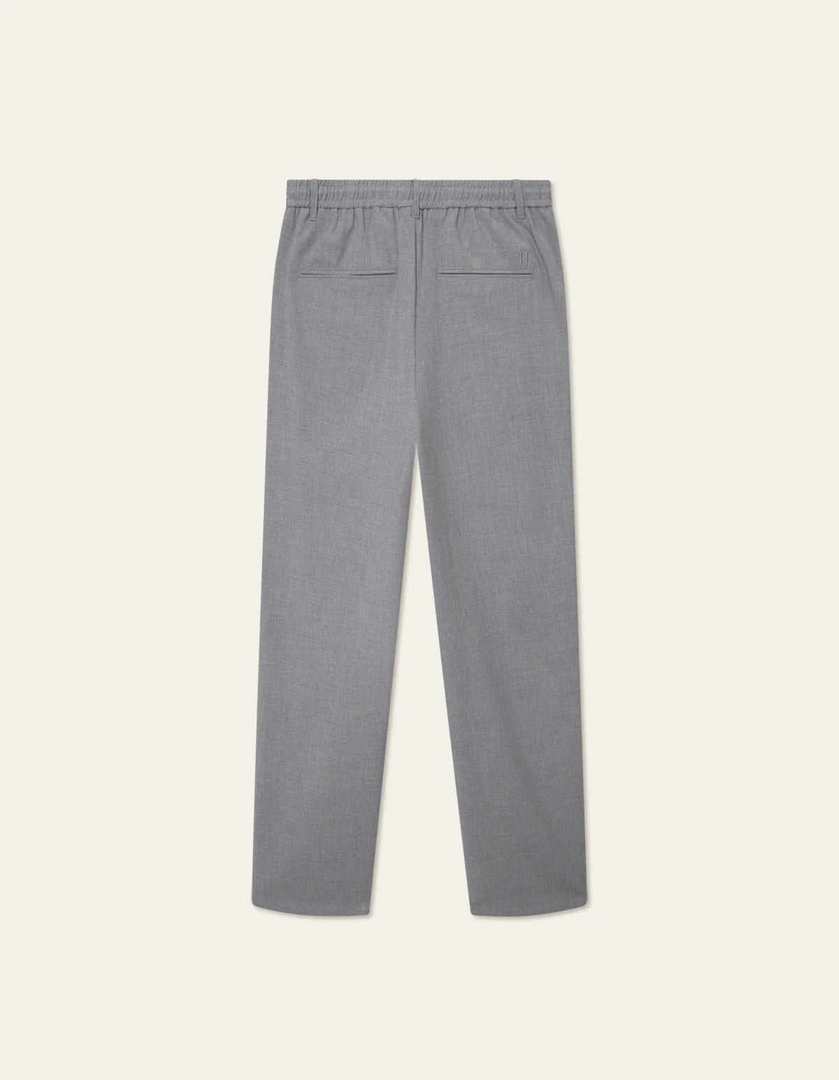 Como Tapered Textured Drawstring Pant - Grey Melange
