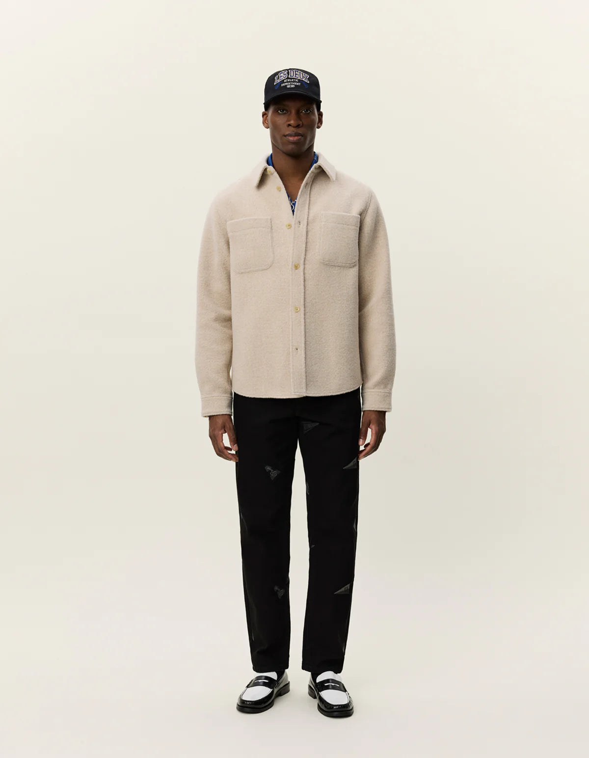 Lennon Boucle Overshirt - Ivory