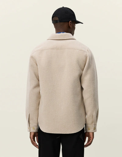 Lennon Boucle Overshirt - Ivory