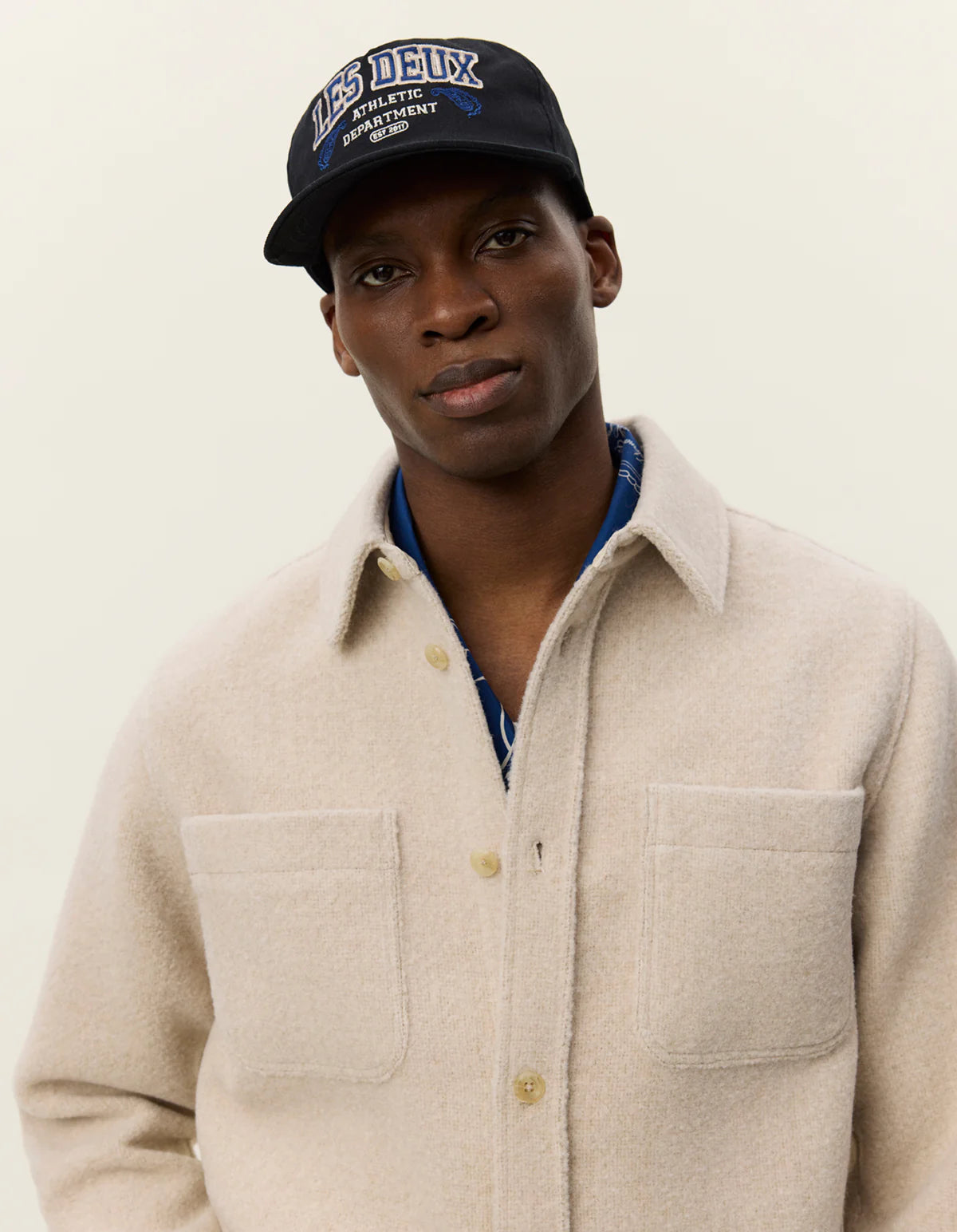 Lennon Boucle Overshirt - Ivory