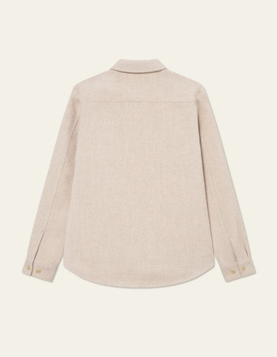 Lennon Boucle Overshirt - Ivory