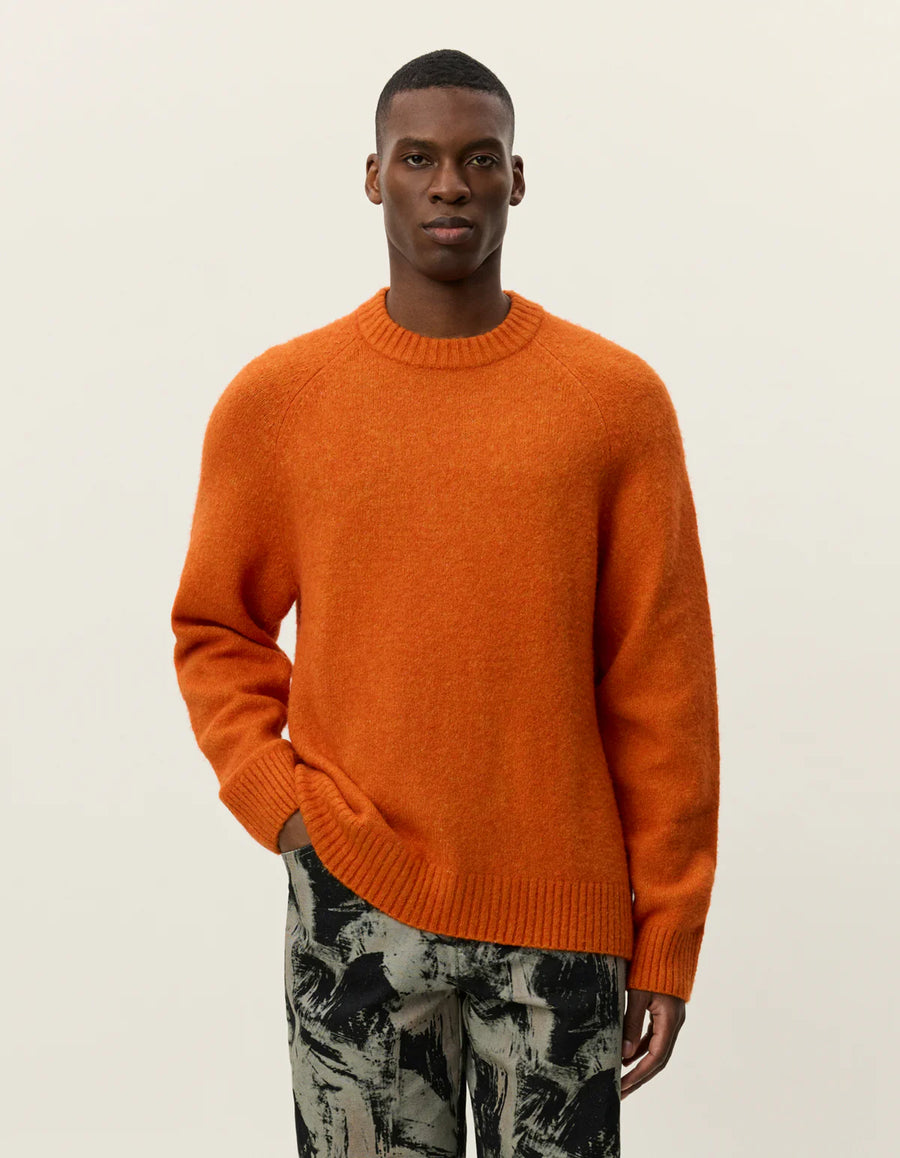 Gilbert Crewneck Knit - Flame