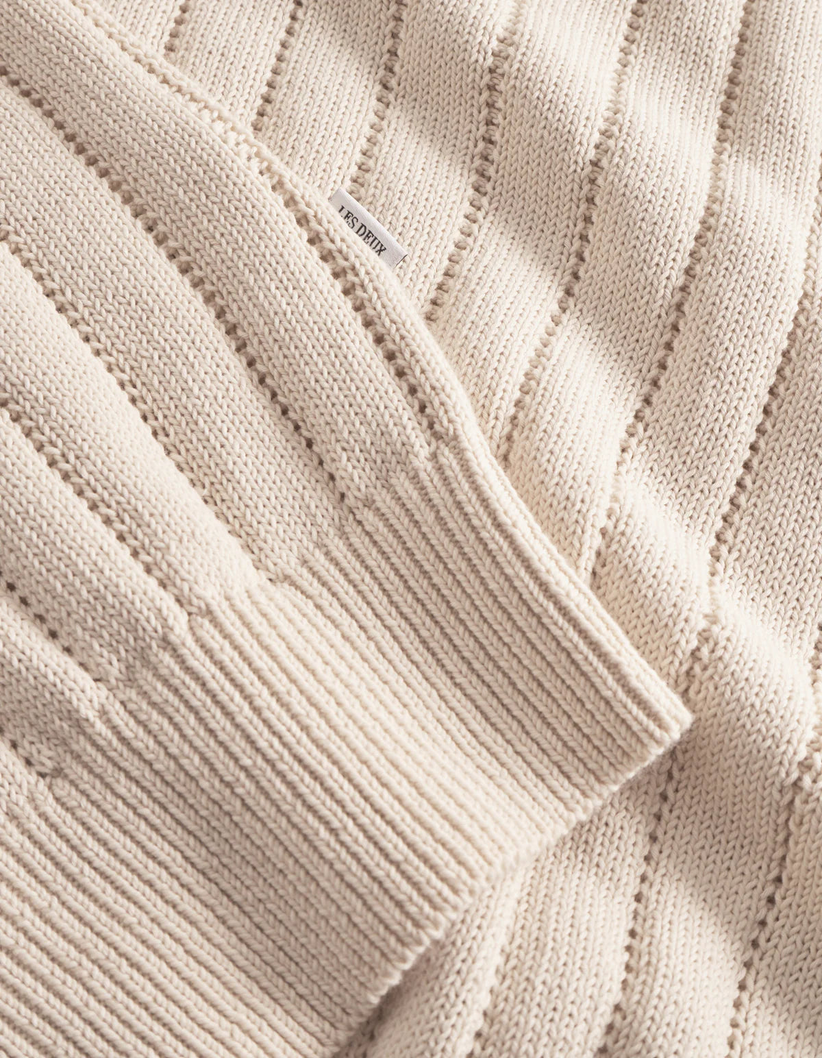 Bogart Rugby Polo Knit - Ivory