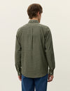 Konrad Check Flannel Shirt - Olive Sand