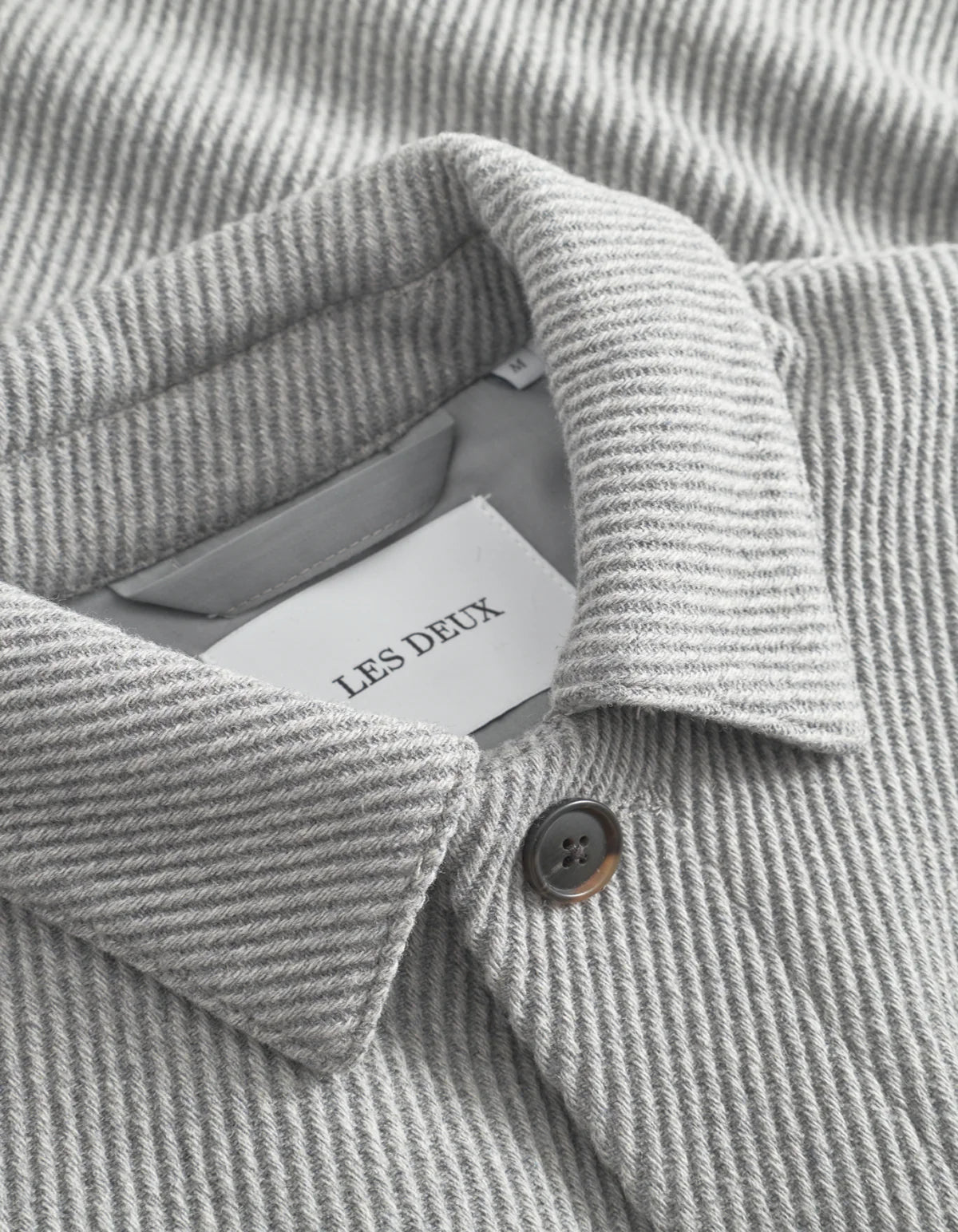 Nash Twill Wool Jacket - Grey Melange