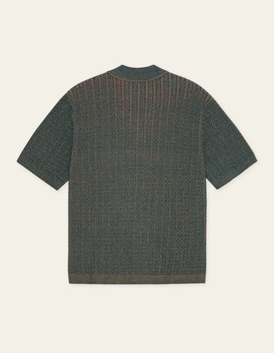 Evan Knitted Shirt - Sea Moss Green
