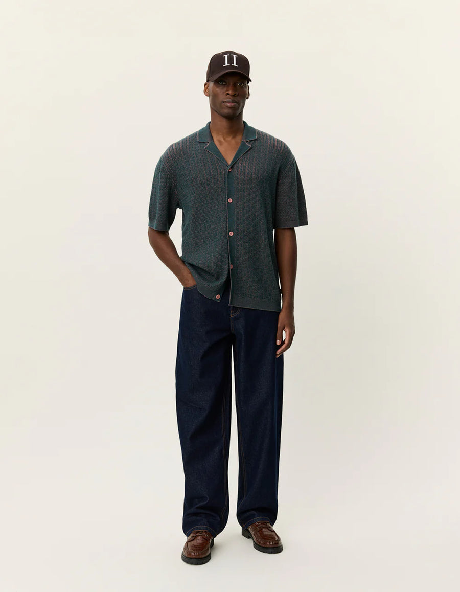 Evan Knitted Shirt - Sea Moss Green