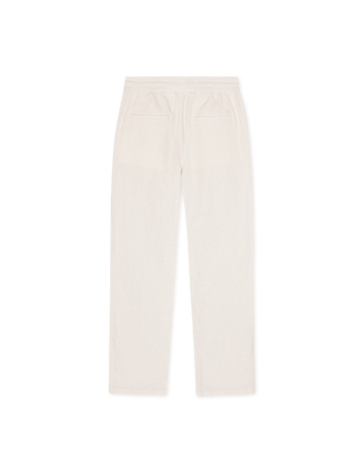 Patrick Linen Pants - Eggnog White