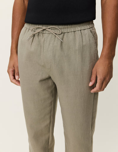 Patrick Linen Pants - Laurel Oak Sand