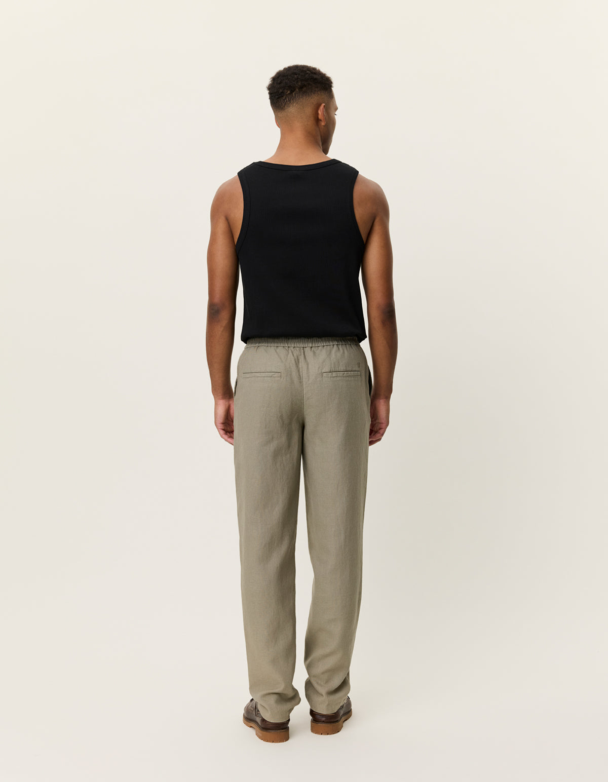 Patrick Linen Pants - Laurel Oak Sand