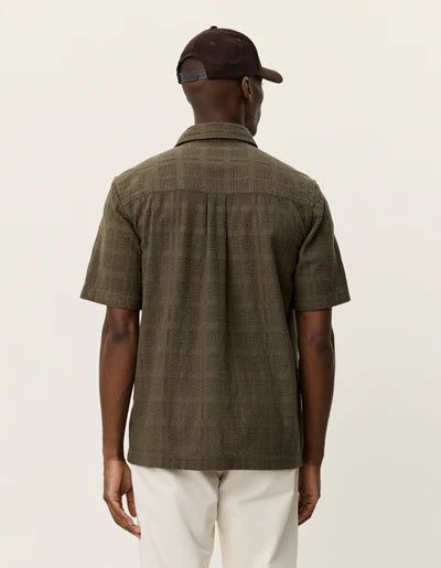 Charlie Short Sleeve Shirt - Olive Night