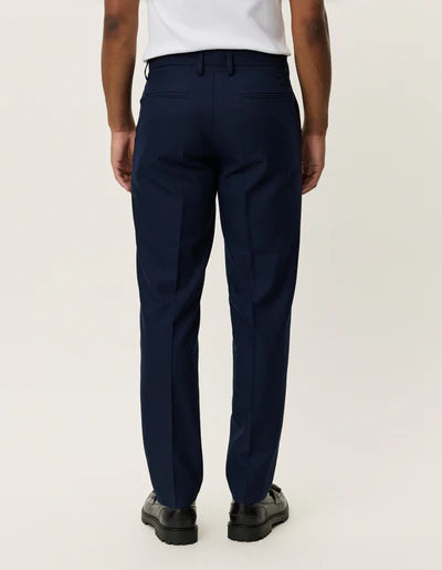 Como Regular Houndstooth Suit Pants - Dark Navy