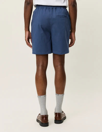 Otto Cotton Shorts - Dark Denim Blue