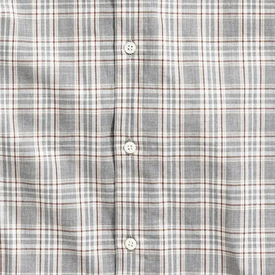 Plaid Hutcheson Shirt - Grey Multi