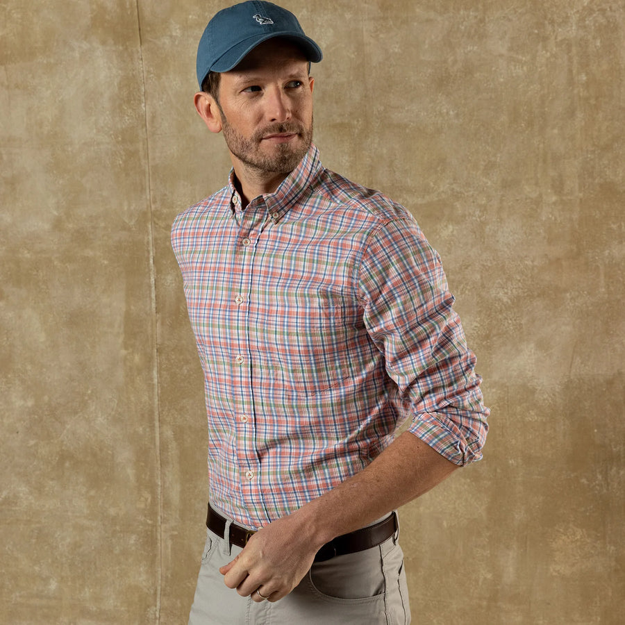 Cotton Twill Sport Shirt  - Rosebud