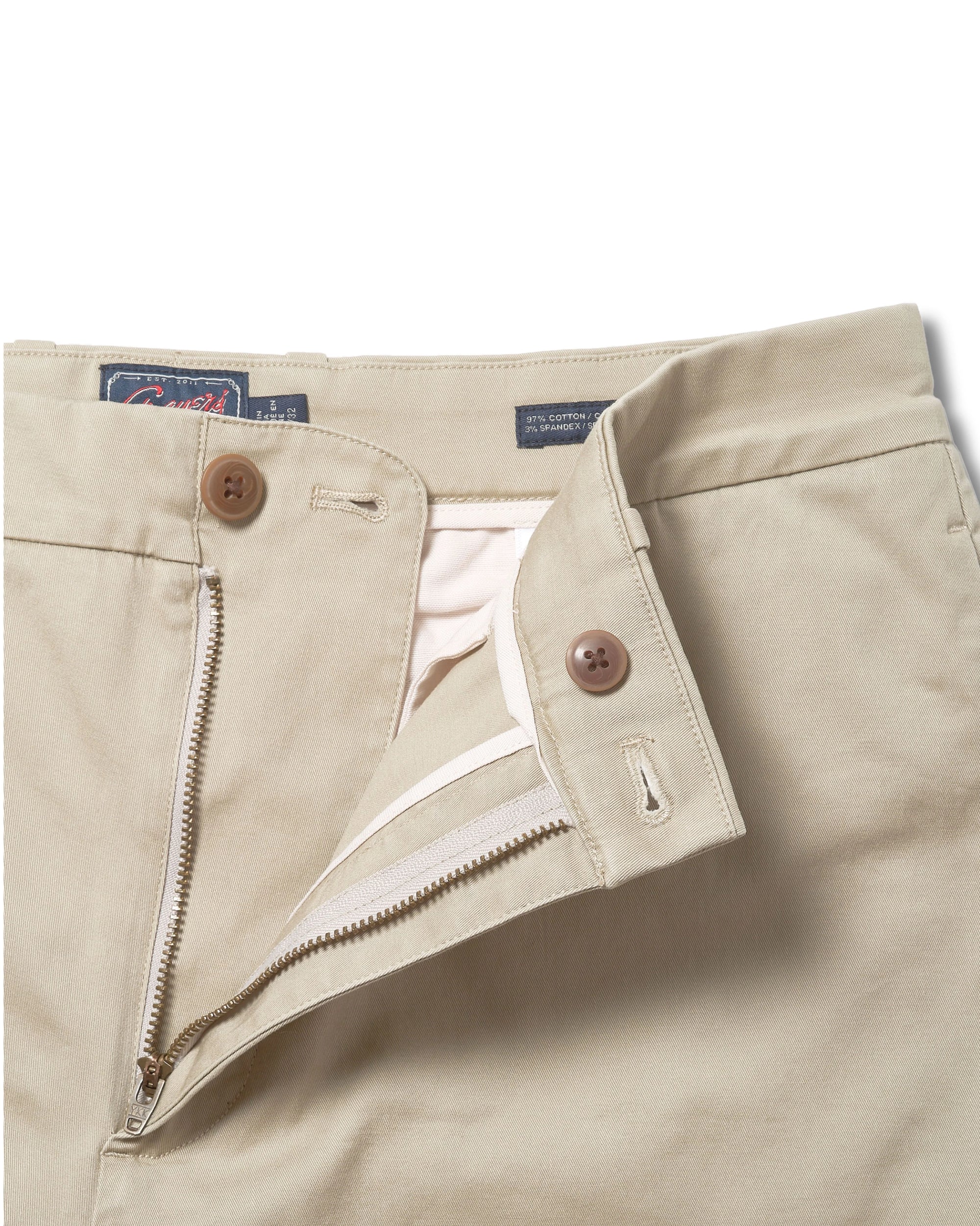 Thompson Flex Stretch Slim Chino - Stone