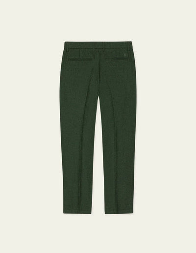 Como Regular Wool Suit Pant - Rosin Green