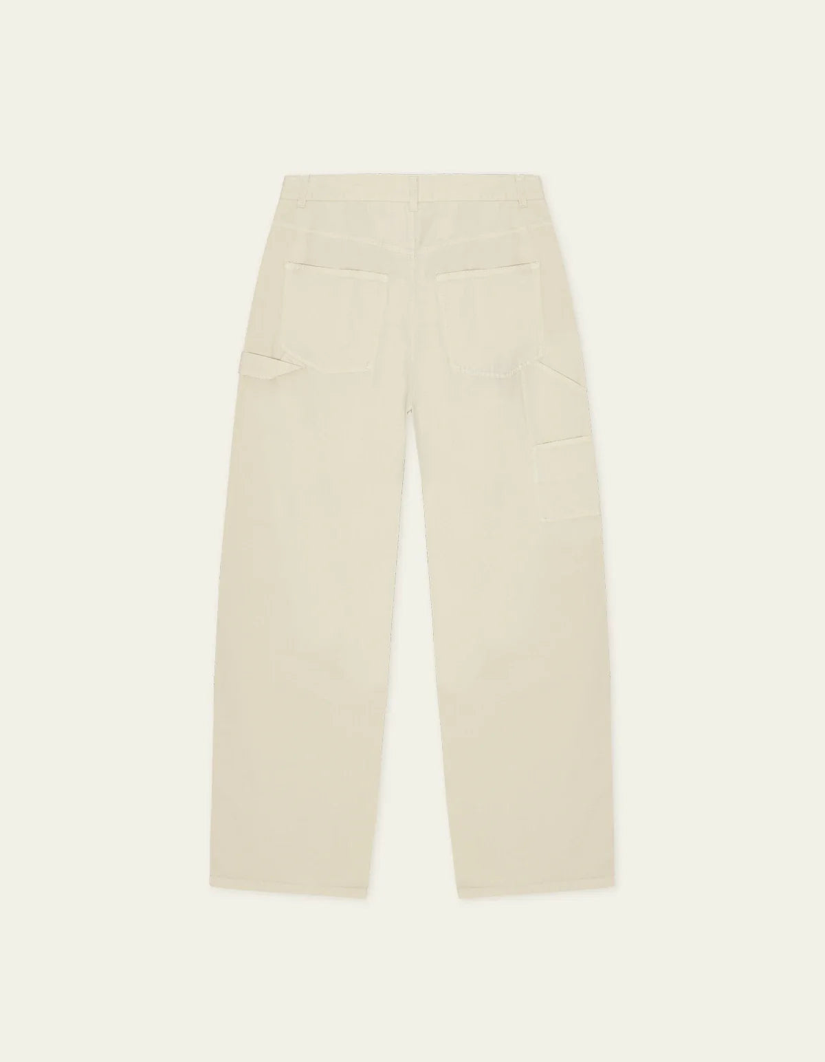 Roi Carpenter Herringbone Pants - Ivory
