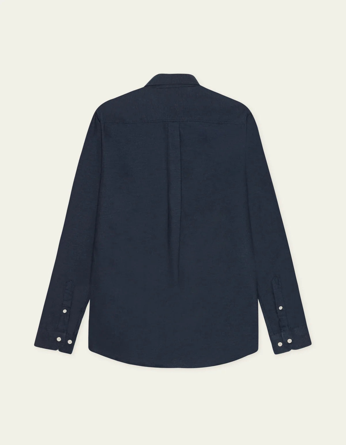 Solid Soft Flannel Shirt - Dark Navy