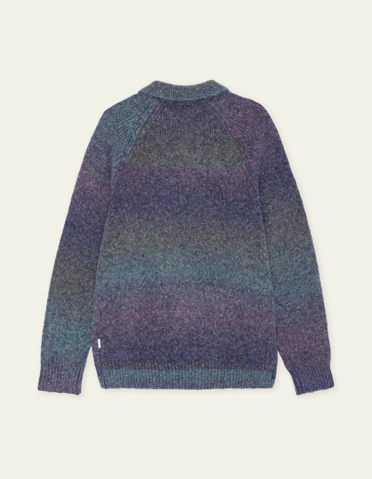 Gradient Knitted Polo - Spiced Plum