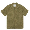 Lesley Paisley Short Sleeve Shirt - Surplus Green
