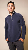 Later On Quarter Zip - Indigo Night