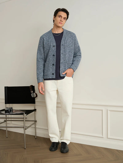Byron Cloud-Knit Cardigan - Navy