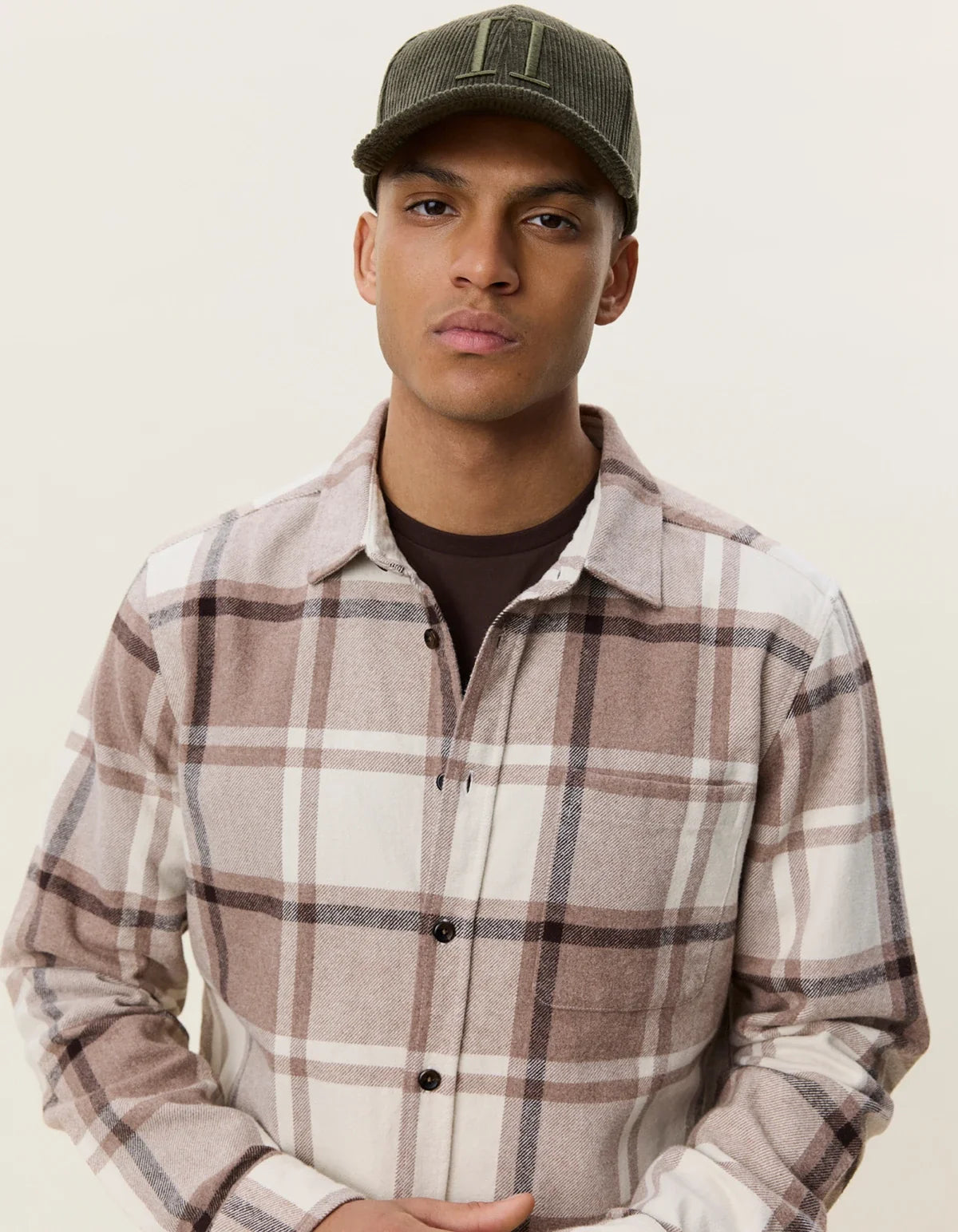 Check Flannel Shirt - Caribou