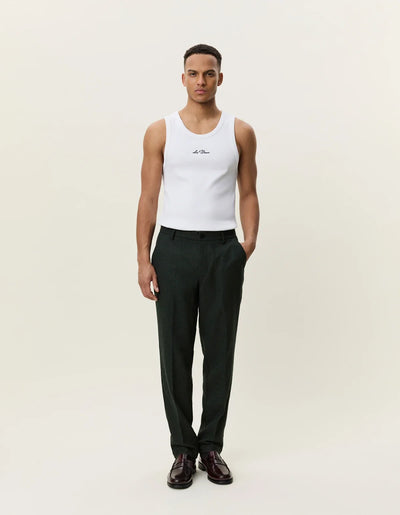 Como Regular Wool Suit Pant - Rosin Green