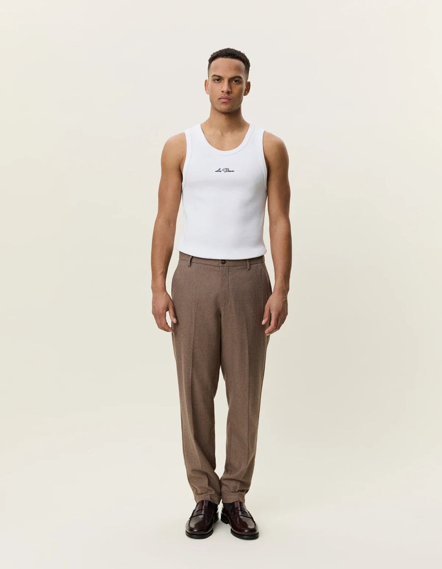 Como Regular Wool Suit Pant - Caribou