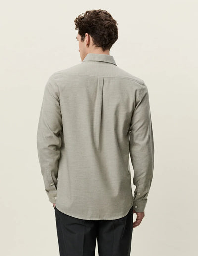Solid Soft Flannel Shirt - Laurel Oak Sand